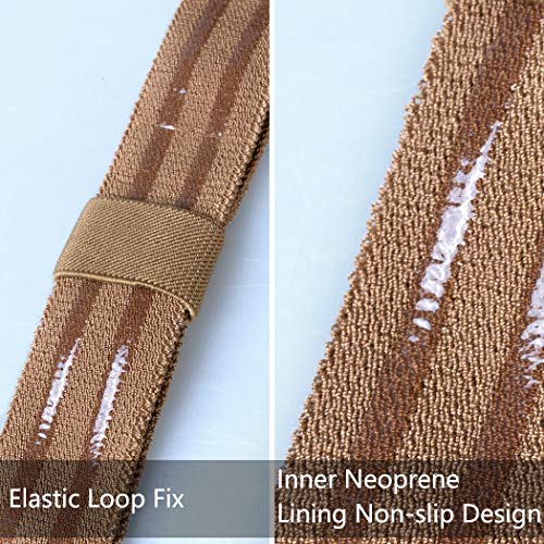 IDOGEAR Tactical Leg Strap Thigh Belt for Holster Knife Elastic Thigh Strap Outdoors EDC Leg Hanger with Quick-Release Buckle - color: Coyote Brown2