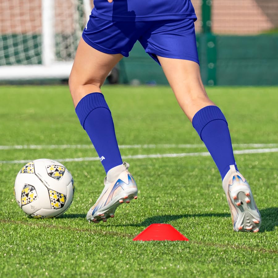 FORZA Multi-Sport Training Marker Cones | Pack of 50 or 1000 Soccer Cones in 8 Vibrant Colors - Durable Construction, Portability and Convenient Storage with Holder - color: Red, size: Pack of 1000