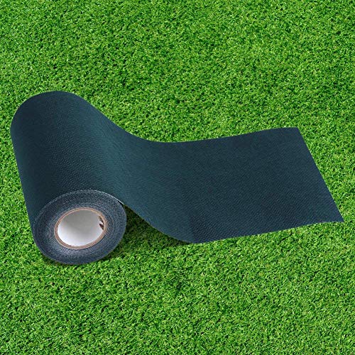 TYLife Artificial Grass Tape 6" x49'(15cmx 15m) Self-Adhesive Seaming Turf Tape Lawn Carpet Jointing ,Green - size: 6InX49Ft(15cmX15m)