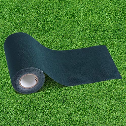 TYLife Artificial Grass Tape,Grass Turf Seaming Tape for Synthetic Grass,Carpet Seam Tape for Jointing Fixing Green Lawn Mat Rug,Connecting Fake Grass Carpet,6" x65.6' - size: 6InX65.6Ft(15cmX20m)
