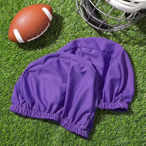 Ramede Football Helmet Covers for Practice Scrimmage Cap Helmet Cover Scrimmage Cap for Youth Adult Football Hockey Training Accessories 10.4 Inch in Diameter - color: Purple, size: Regular Style