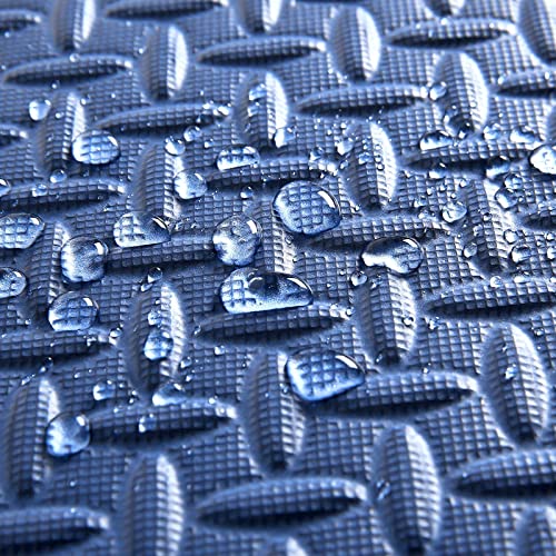Foam Play Mat for Toddlers, EVA Non-Toxic Interlocking Floor Mats with Solid Colors, Squares Baby Play Mat, EVA Foam Floor Mat Foam Mats for Kids, Baby, 16 Tiles(White/Light Gray/Dark Blue) - color: White/Gray/Dark Blue, size: 16 Pcs/47.2*47.2