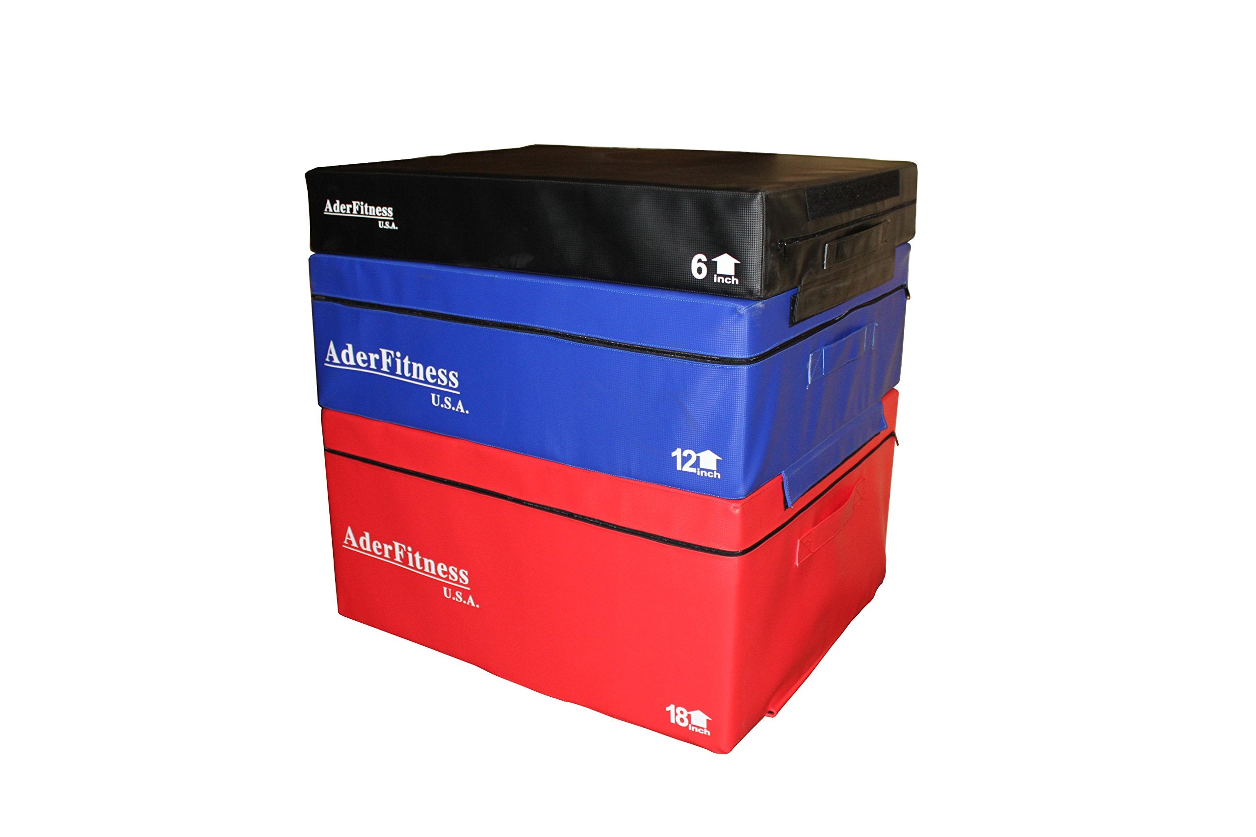 Ader Foam Soft Plyo Box 6'',12'',18''-Commercial Grade - color: 6'',12'',18'' Set