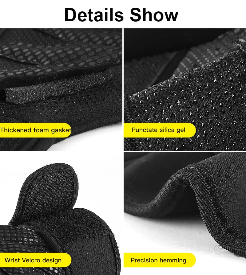 SUJAYU Gym Gloves for Men Weight Lifting Gloves, Wrist Wraps Wrist Straps for Weightlifting, Lifting Wrist Wraps Wrist Support Wrist Weights Gym Gloves for Men Workout Gloves for Men Women - size: X-Large
