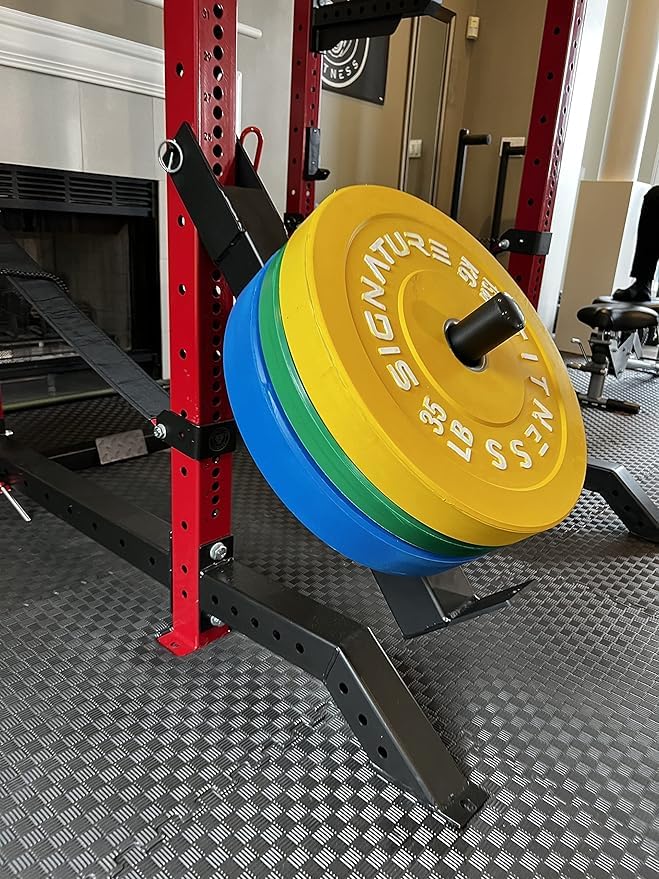 Fitvids Upgraded Adjustable Jammer Arms, Lever Arms, Monolift Attachments Rated 600 LB Per Arm, Fits Racks at All Post Sizes and Hole Sizes, Pair - style: Lever Arms
