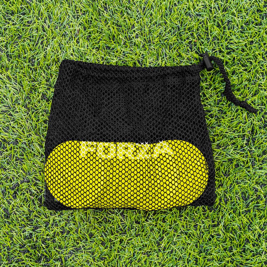 FORZA Flat Disc Markers | Brightly Colored Training Markers for Soccer & Outdoor Play – Available in Mini (Set of 20) or Standard (Set of 10) - color: Yellow, style: Mini (3.5in)